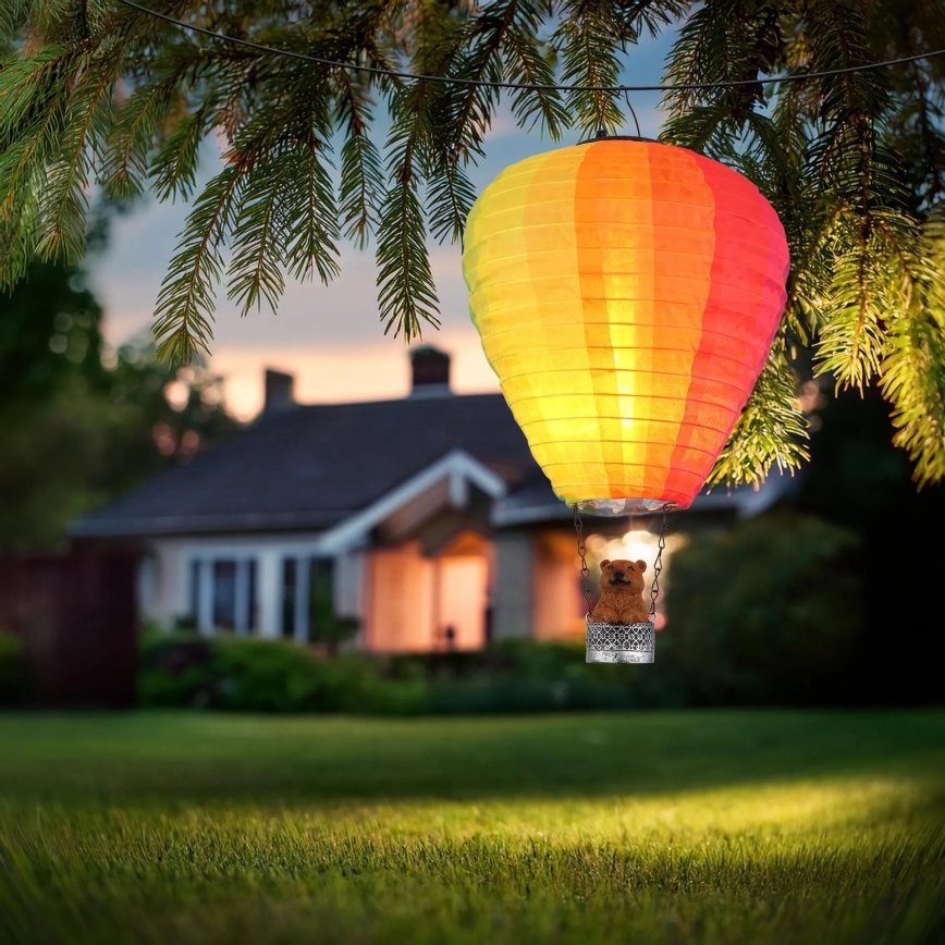 Globo - LED Riipus aurinkokennokoriste 24xLED/0,06W/3V IP44 Lentävä ilmapallo