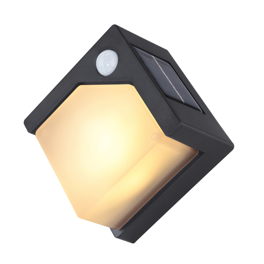 Globo - LED aurinkokennovalo anturilla LED/0,48W/3V IP44 600 mAh