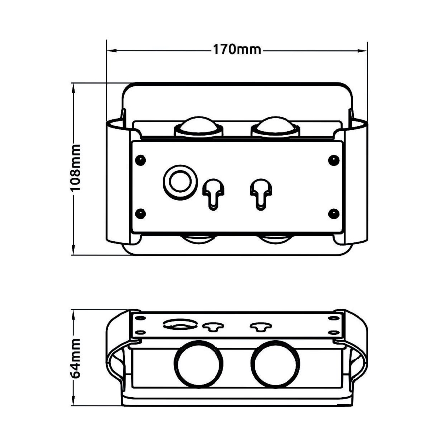Globo - LED aurinkovalo LED/1W/3,2V 3000K IP54