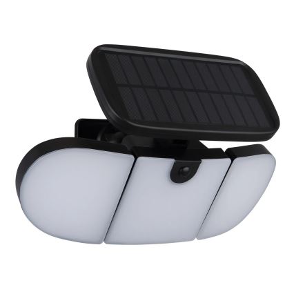 Globo - LED-aurinkovalaisin anturilla, LED 3,7 V, IP44, 2000 mAh