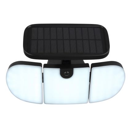 Globo - LED-aurinkovalaisin anturilla, LED 3,7 V, IP44, 2000 mAh