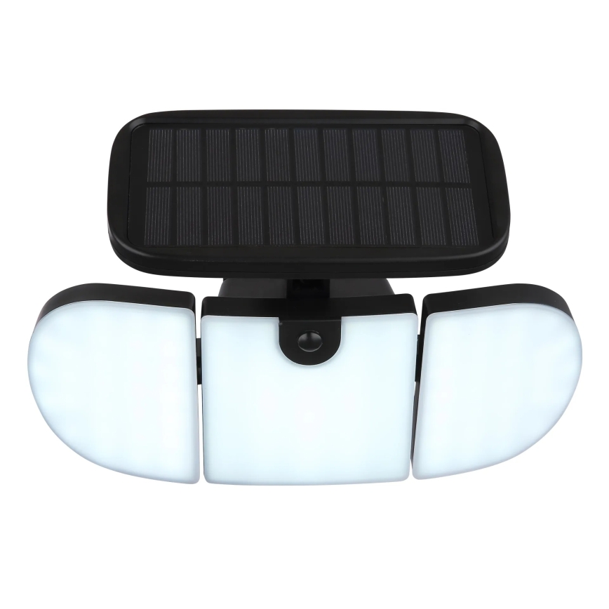 Globo - LED-aurinkovalaisin anturilla, LED 3,7 V, IP44, 2000 mAh