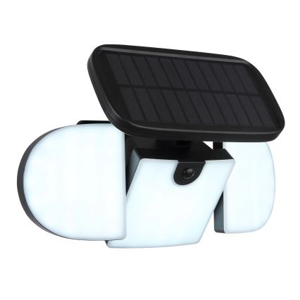 Globo - LED-aurinkovalaisin anturilla, LED 3,7 V, IP44, 2000 mAh