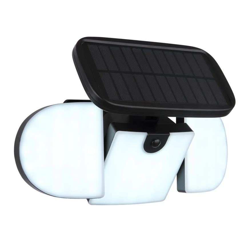 Globo - LED-aurinkovalaisin anturilla, LED 3,7 V, IP44, 2000 mAh