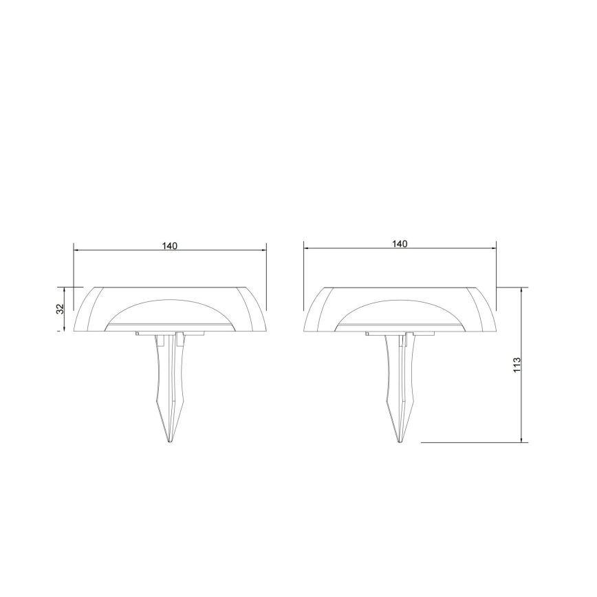 Globo - LED-aurinkovalaistus LED/1,2W/3,7V IP65