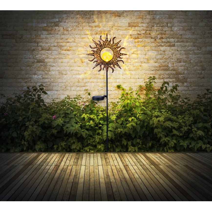 Globo - LED-aurinkovalaisin LED/3,2V IP44 300 mAh aurinko