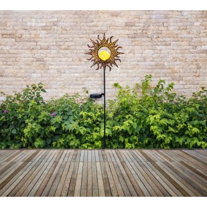 Globo - LED-aurinkovalaisin LED/3,2V IP44 300 mAh aurinko