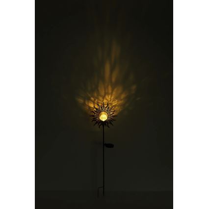 Globo - LED-aurinkovalaisin LED/3,2V IP44 300 mAh aurinko