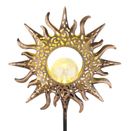 Globo - LED-aurinkovalaisin LED/3,2V IP44 300 mAh aurinko