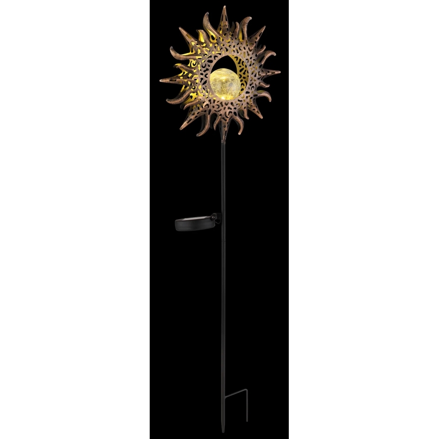 Globo - LED-aurinkovalaisin LED/3,2V IP44 300 mAh aurinko