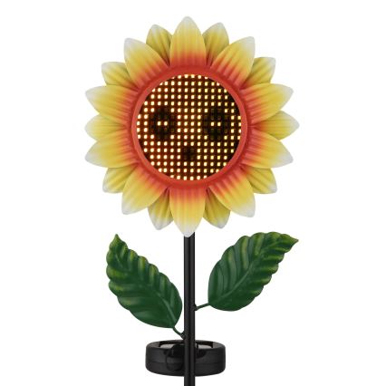 Globo - kukkamallinen LED-aurinkovalaisin 200xLED/3V IP44 600 mAh