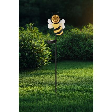 Globo - LED-aurinkovalaisin 200xLED/3V IP44 600 mAh mehiläinen