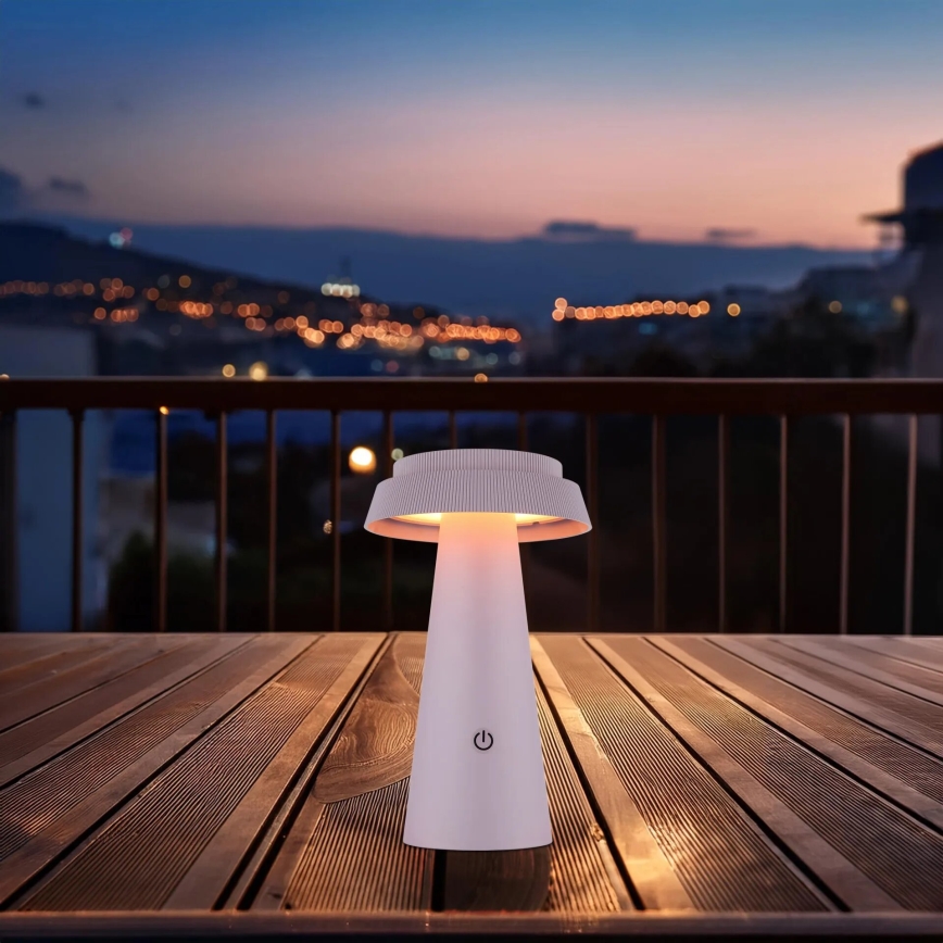 Globo - LED Himmennettävä aurinko kosketus lamppu LED/4W/3,7W IP54 vaaleanpunainen