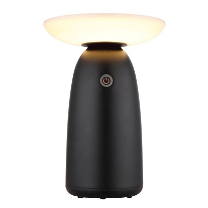 Globo - LED himmennettävä aurinkokosketuslamppu LED/10W/3,7V IP54 3600 mAh musta