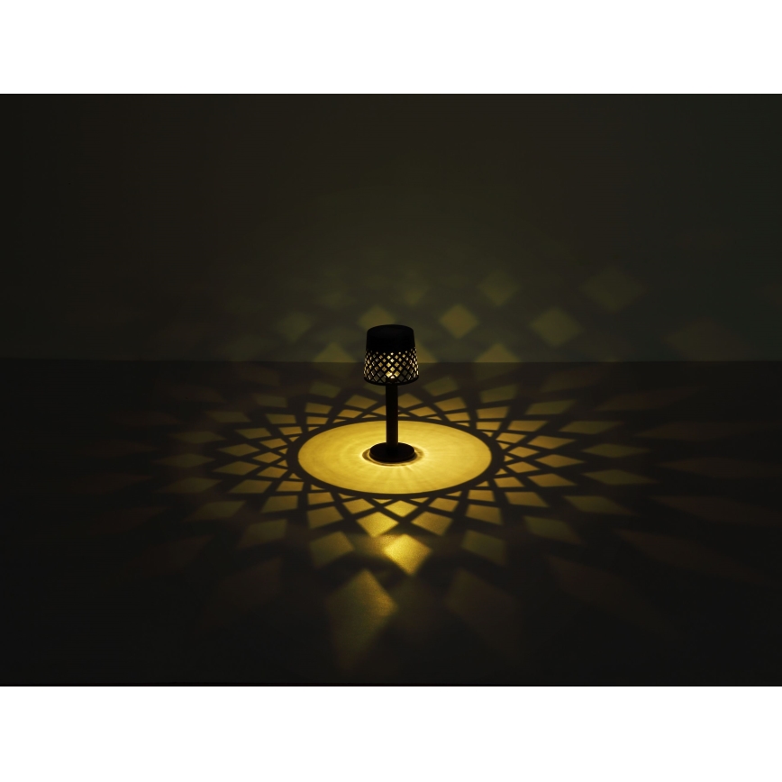 Globo - LED-aurinkovalaistus LED/0,06W/3,2V 3000K IP44 musta