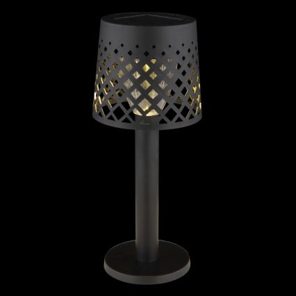 Globo - LED-aurinkovalaistus LED/0,06W/3,2V 3000K IP44 musta