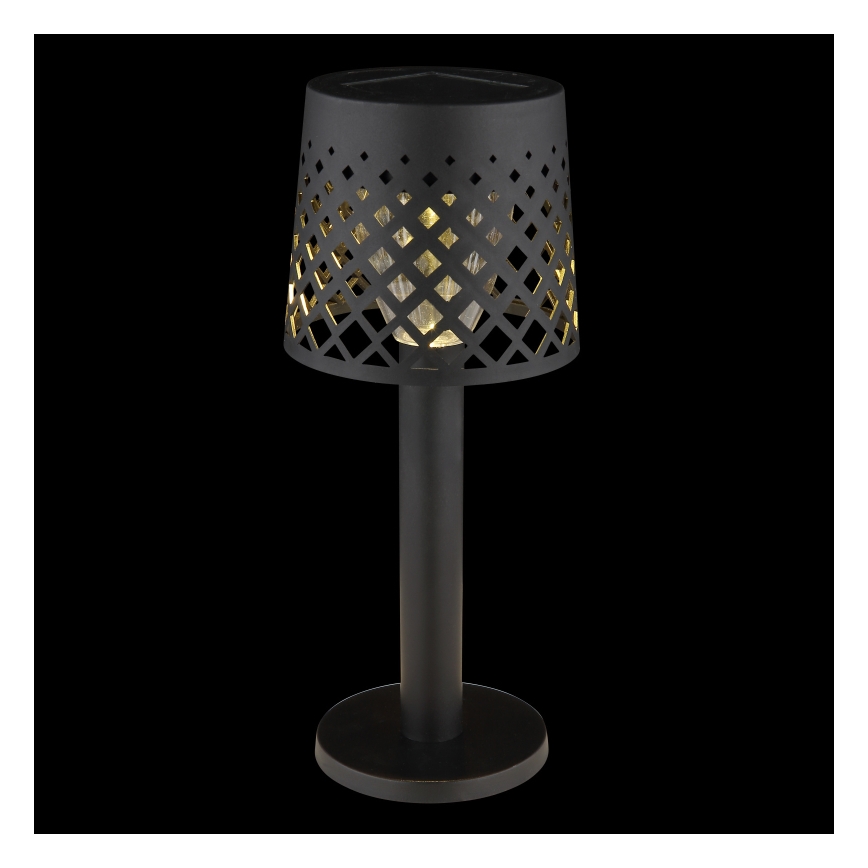 Globo - LED-aurinkovalaistus LED/0,06W/3,2V 3000K IP44 musta