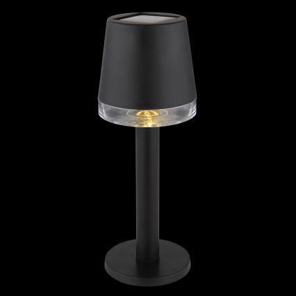 Globo - LED-aurinkovalaistus LED/0,5W/3,2V 3000K IP44 musta
