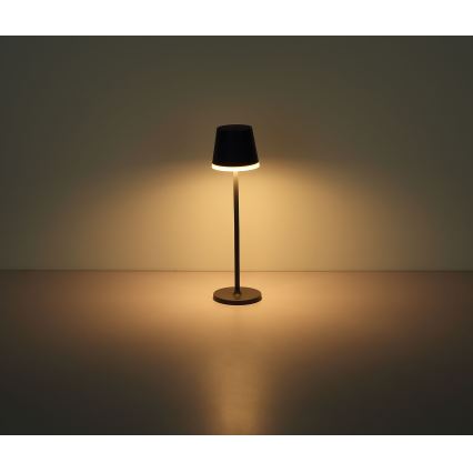 Globo - LED-aurinkovalaistus LED/0,6W/3V 3000K IP44 1200 mAh antrasiitti