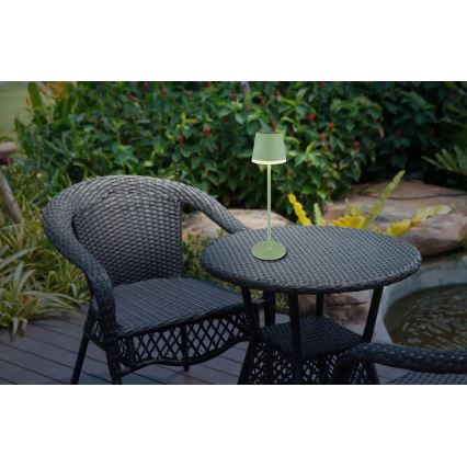 Globo - LED-aurinkovalaistus LED/0,06W/3V 3000K IP44 vihreä