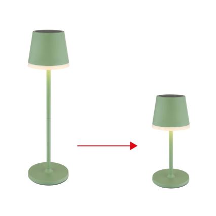 Globo - LED-aurinkovalaistus LED/0,06W/3V 3000K IP44 vihreä