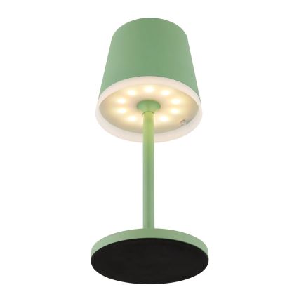 Globo - LED-aurinkovalaistus LED/0,06W/3V 3000K IP44 vihreä