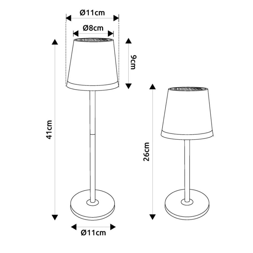Globo - LED-aurinkovalaistus LED/0,06W/3V 3000K IP44 vihreä