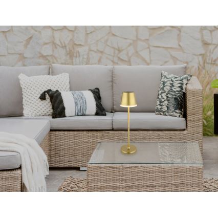 Globo - LED-aurinkovalaistus LED/0,6W/3V 3000K IP44 kulta