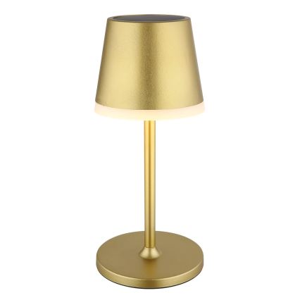 Globo - LED-aurinkovalaistus LED/0,6W/3V 3000K IP44 kulta