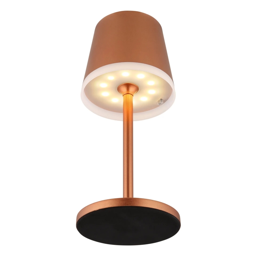 Globo - LED-aurinkovalaistus LED/0,6W/3V 3000K IP44 kupari