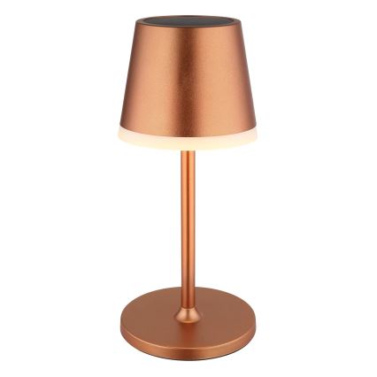 Globo - LED-aurinkovalaistus LED/0,6W/3V 3000K IP44 kupari