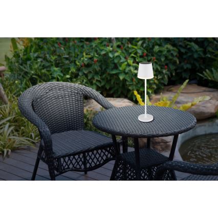 Globo - LED-aurinkovalaistus LED/0,6W/3V 3000K IP44 valkoinen