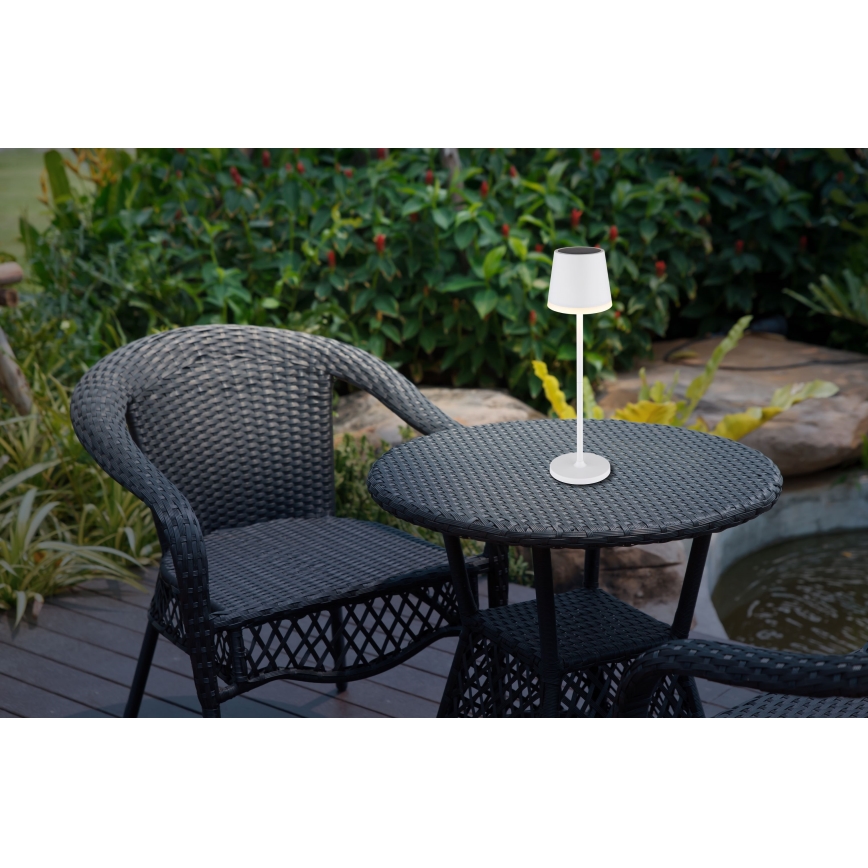 Globo - LED-aurinkovalaistus LED/0,6W/3V 3000K IP44 valkoinen