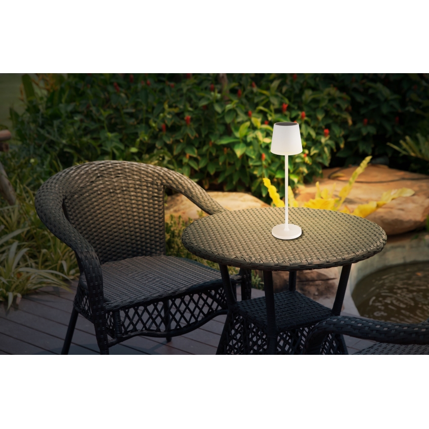 Globo - LED-aurinkovalaistus LED/0,6W/3V 3000K IP44 valkoinen