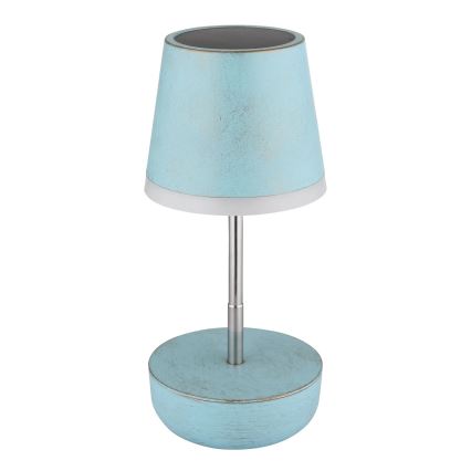 Globo - LED aurinkokäyttöinen lamppu 10xLED/0,06W/3V IP44 800 mAh sininen