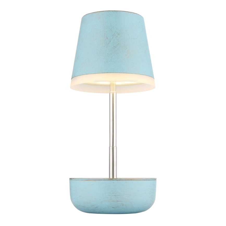 Globo - LED aurinkokäyttöinen lamppu 10xLED/0,06W/3V IP44 800 mAh sininen