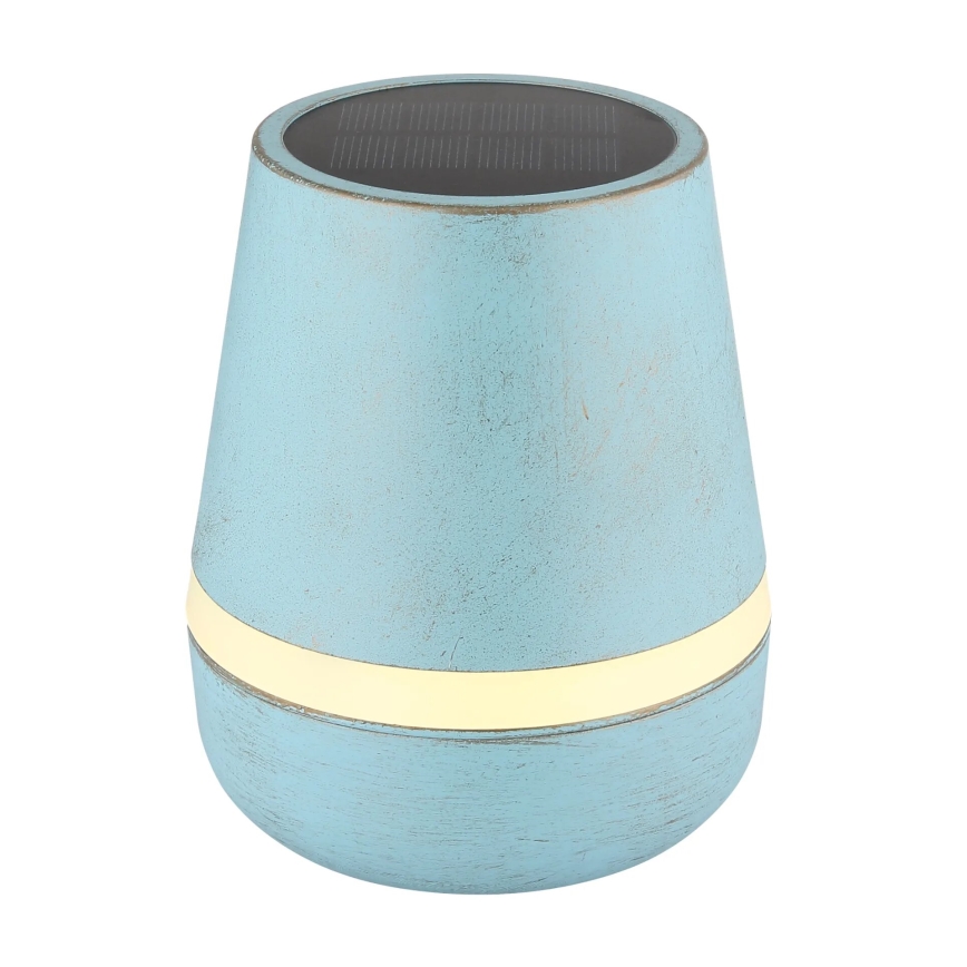 Globo - LED aurinkokäyttöinen lamppu 10xLED/0,06W/3V IP44 800 mAh sininen