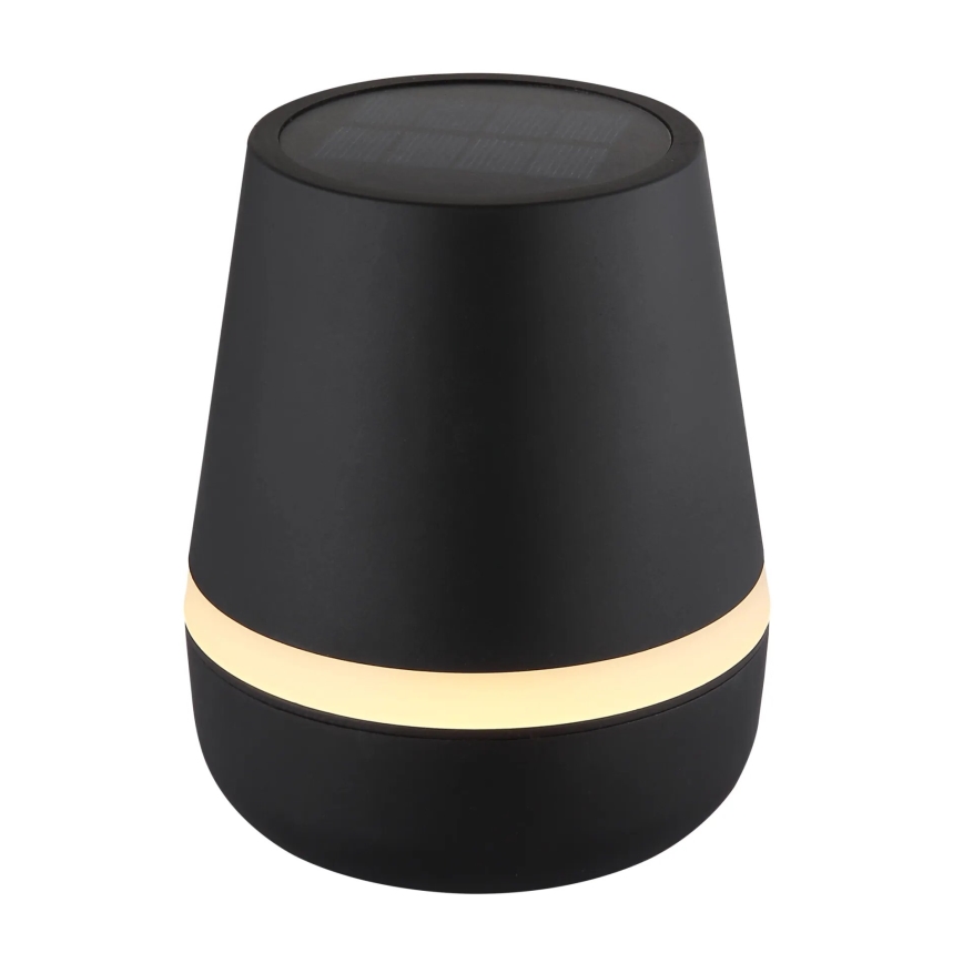 Globo - LED aurinkokennovalo 10xLED/0,06W/3V IP44 800 mAh musta