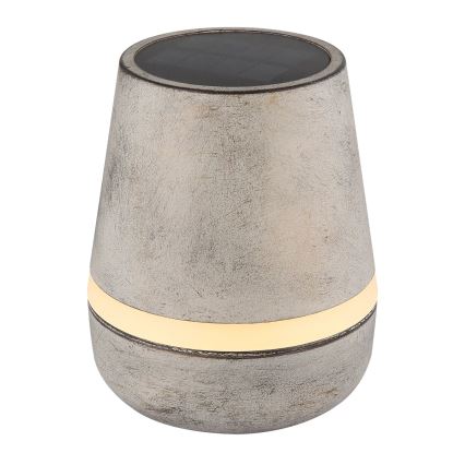 Globo - LED aurinkokäyttöinen lamppu 10xLED/0,06W/3V IP44 800 mAh harmaa