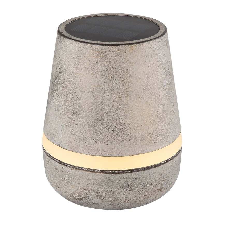 Globo - LED aurinkokäyttöinen lamppu 10xLED/0,06W/3V IP44 800 mAh harmaa