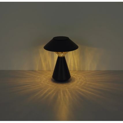 Globo - LED aurinkokäyttöinen lamppu 10xLED/0,06W/1,2V IP44 600 mAh musta