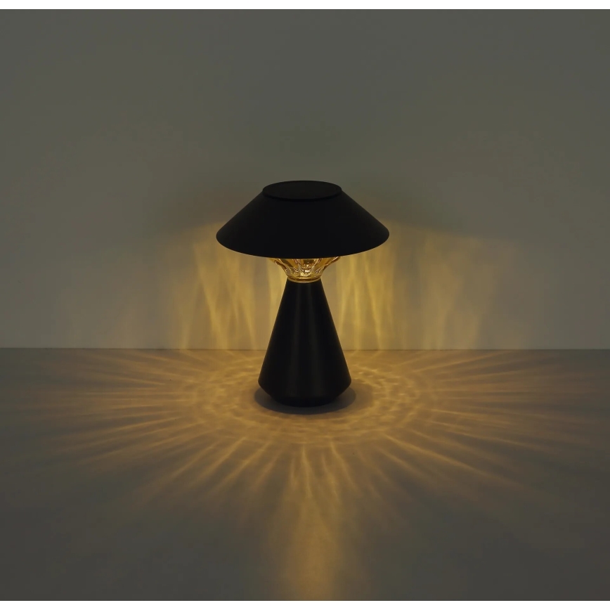 Globo - LED aurinkokäyttöinen lamppu 10xLED/0,06W/1,2V IP44 600 mAh musta