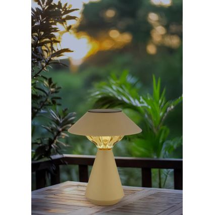 Globo - LED aurinkokennovalo 10xLED/0,06W/1,2V IP44 600 mAh ruskea