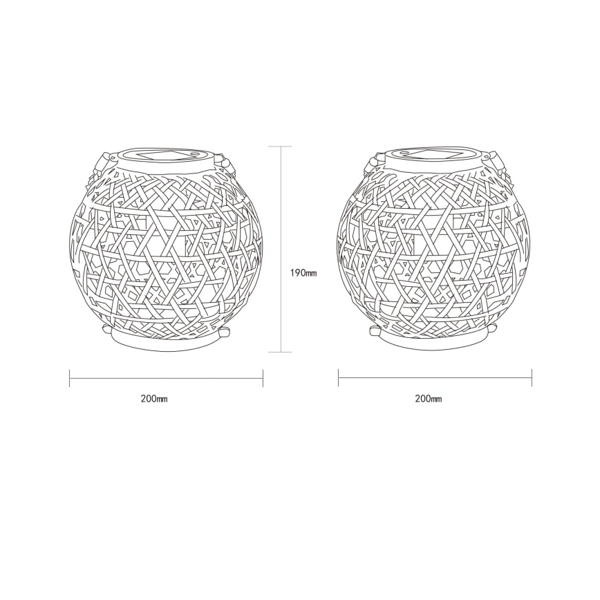 Globo - LED-aurinkovalaistus LED/0,02W/3V IP44 300 mAh