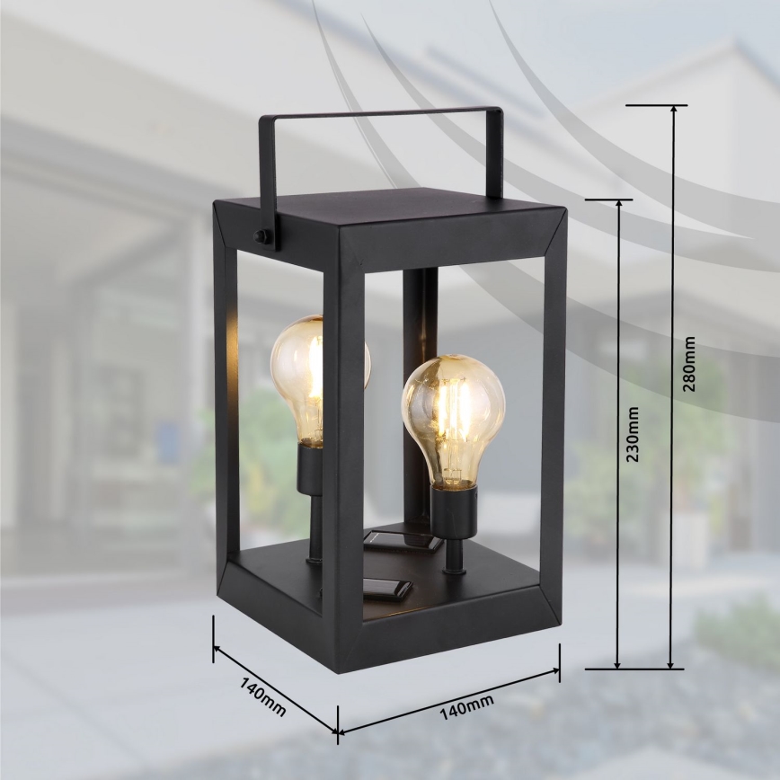 Globo - LED aurinkovalo 2xLED/0,06W/3V IP44