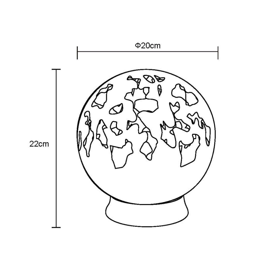 Globo - LED Solar koriste LED/0,06W/3V IP44