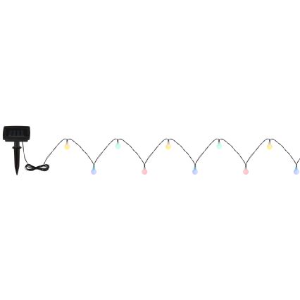 Globo - LED-aurinkovalosarja 20xLED/1,2V IP44 300 mAh 5,8 m