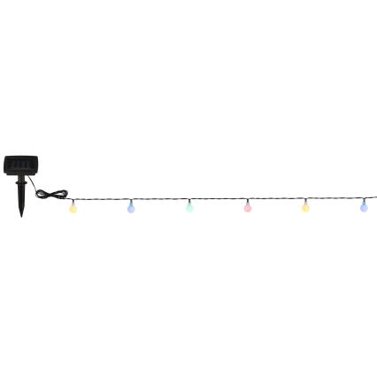 Globo - LED-aurinkovalosarja 20xLED/1,2V IP44 300 mAh 5,8 m