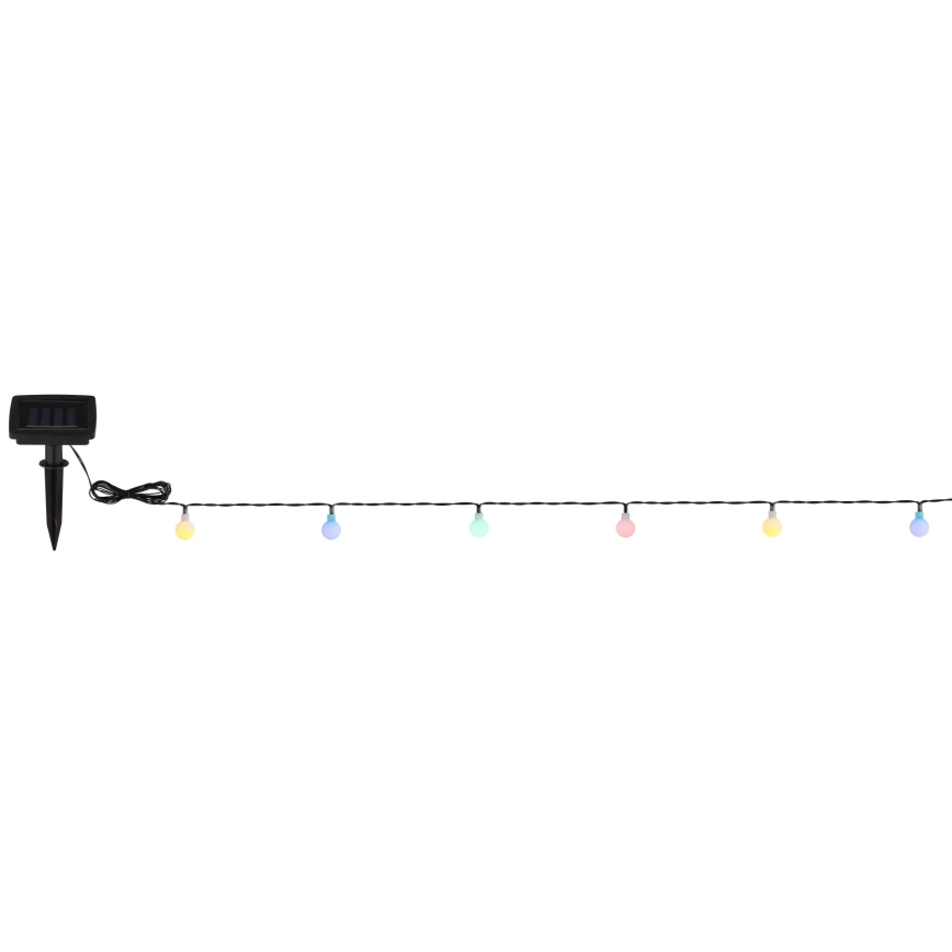 Globo - LED-aurinkovalosarja 20xLED/1,2V IP44 300 mAh 5,8 m