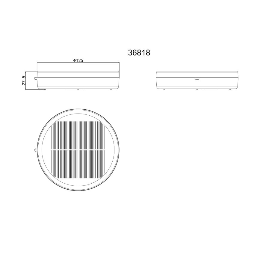 Globo - kannettava LED-aurinkolamppu LED/3W/3,7V IP54 2200 mAh